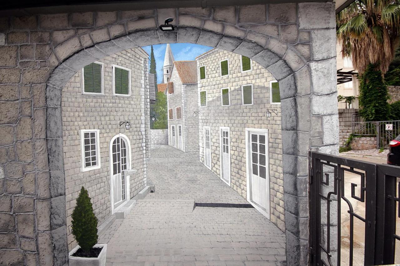 Studio Apartman Sveti Stefan Lägenhet Exteriör bild